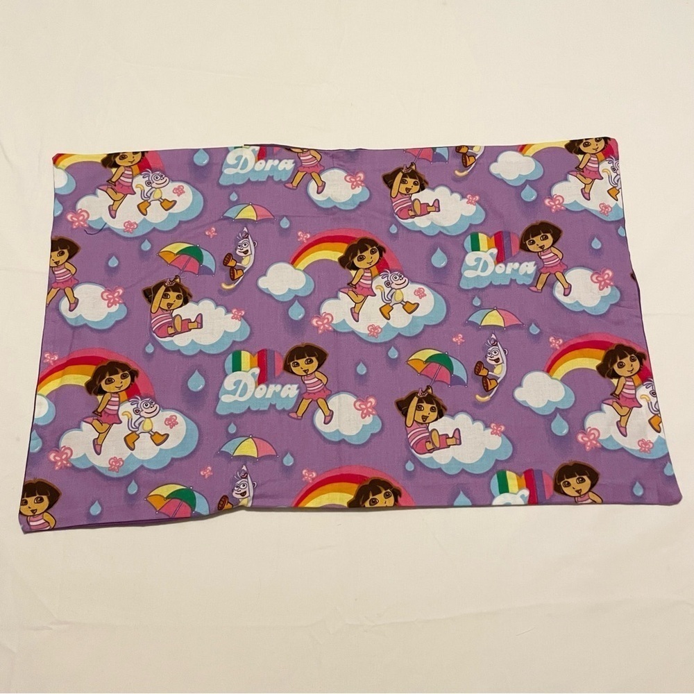 Dora the Explorer Pillowcase Homemade 20” x 12.5” Pillow Case